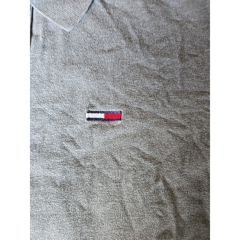 TOMMY HILFIGER MEN'S CLASSIC FIT POLO SHIRT, Men's Size M, Gray/Grey - Picture 3 of 11